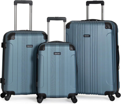 REACTION Out of Bounds Lightweight Hardshell 4-Wheel Spinner Luggage, Mint Blue, 20-Inch Carry On