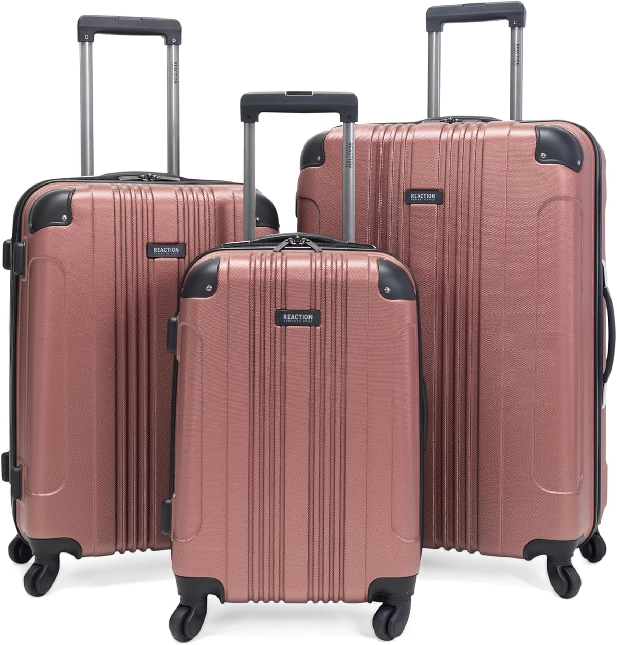 REACTION Out of Bounds Lightweight Hardshell 4-Wheel Spinner Luggage, Mint Blue, 20-Inch Carry On