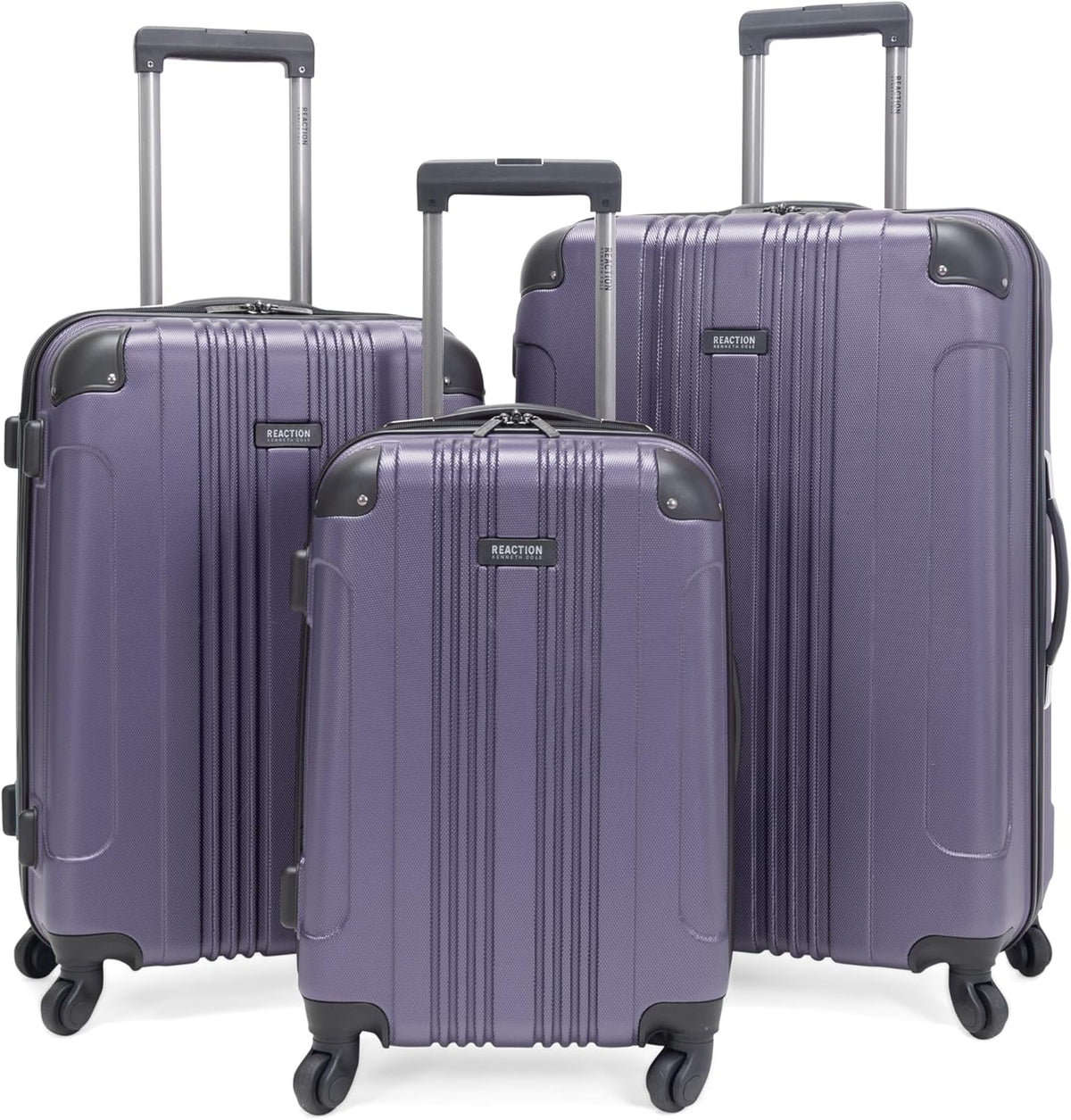 REACTION Out of Bounds Lightweight Hardshell 4-Wheel Spinner Luggage, Mint Blue, 20-Inch Carry On