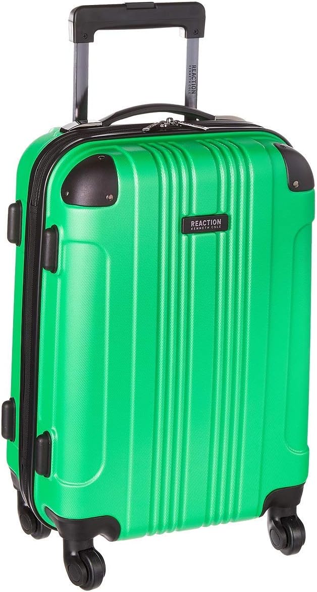 REACTION Out of Bounds Lightweight Hardshell 4-Wheel Spinner Luggage, Mint Blue, 20-Inch Carry On