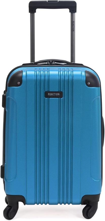 REACTION Out of Bounds Lightweight Hardshell 4-Wheel Spinner Luggage, Mint Blue, 20-Inch Carry On