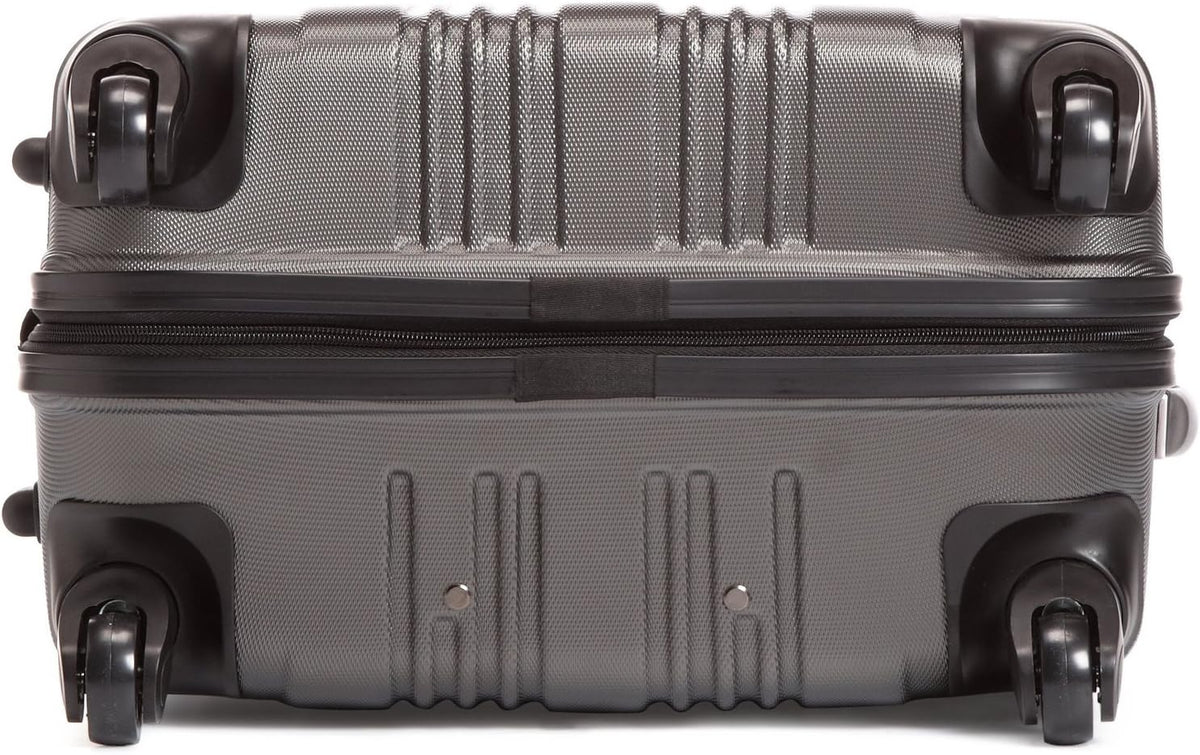 REACTION Out of Bounds Lightweight Hardshell 4-Wheel Spinner Luggage, Mint Blue, 20-Inch Carry On