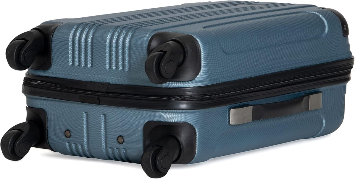 REACTION Out of Bounds Lightweight Hardshell 4-Wheel Spinner Luggage, Mint Blue, 20-Inch Carry On