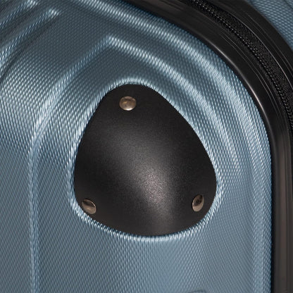 REACTION Out of Bounds Lightweight Hardshell 4-Wheel Spinner Luggage, Mint Blue, 20-Inch Carry On