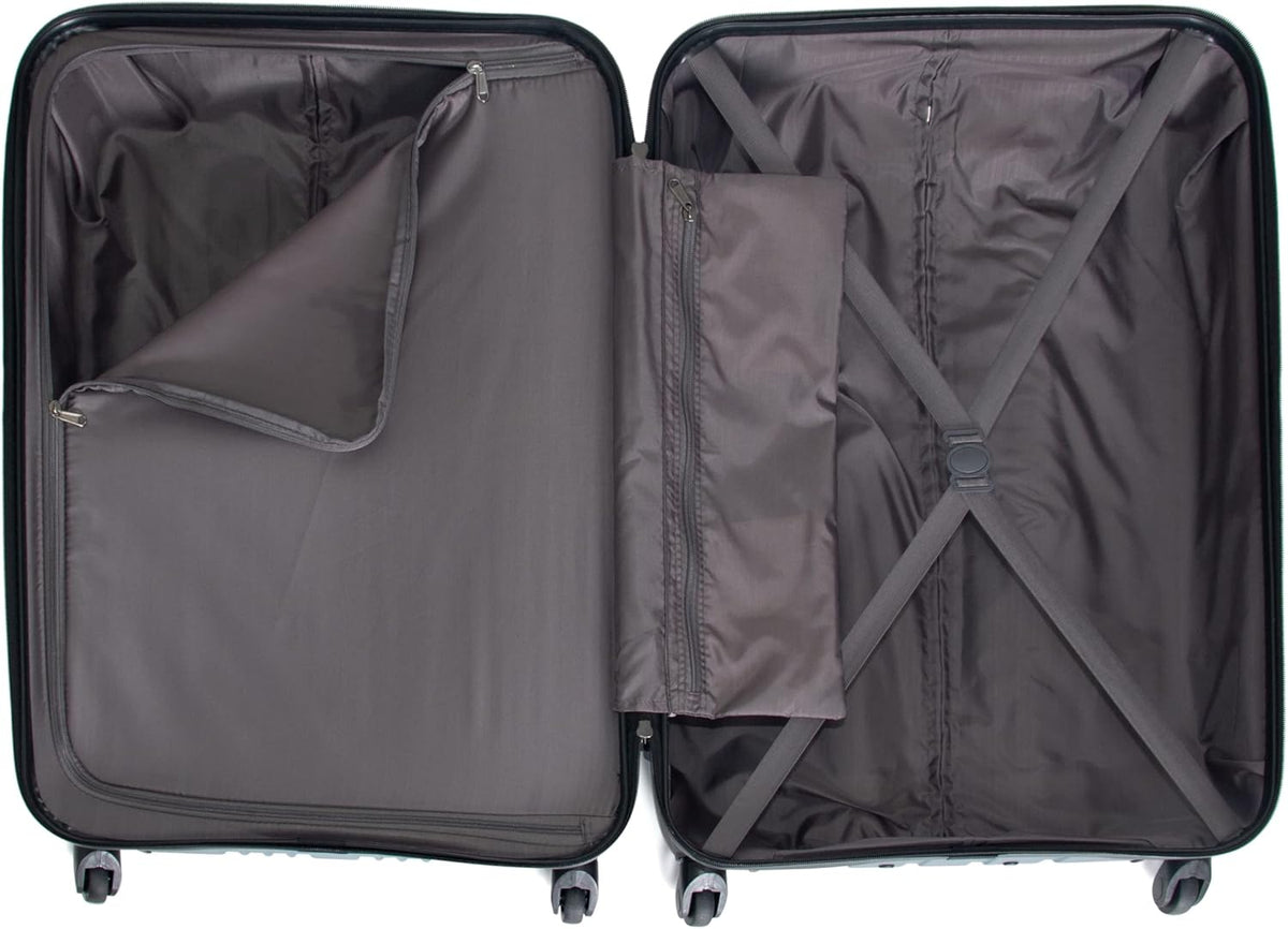 REACTION Out of Bounds Lightweight Hardshell 4-Wheel Spinner Luggage, Mint Blue, 20-Inch Carry On