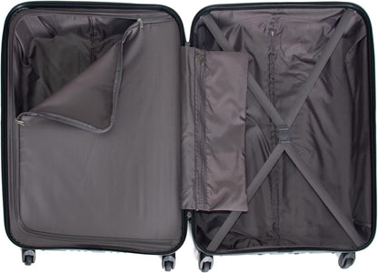 REACTION Out of Bounds Lightweight Hardshell 4-Wheel Spinner Luggage, Mint Blue, 20-Inch Carry On