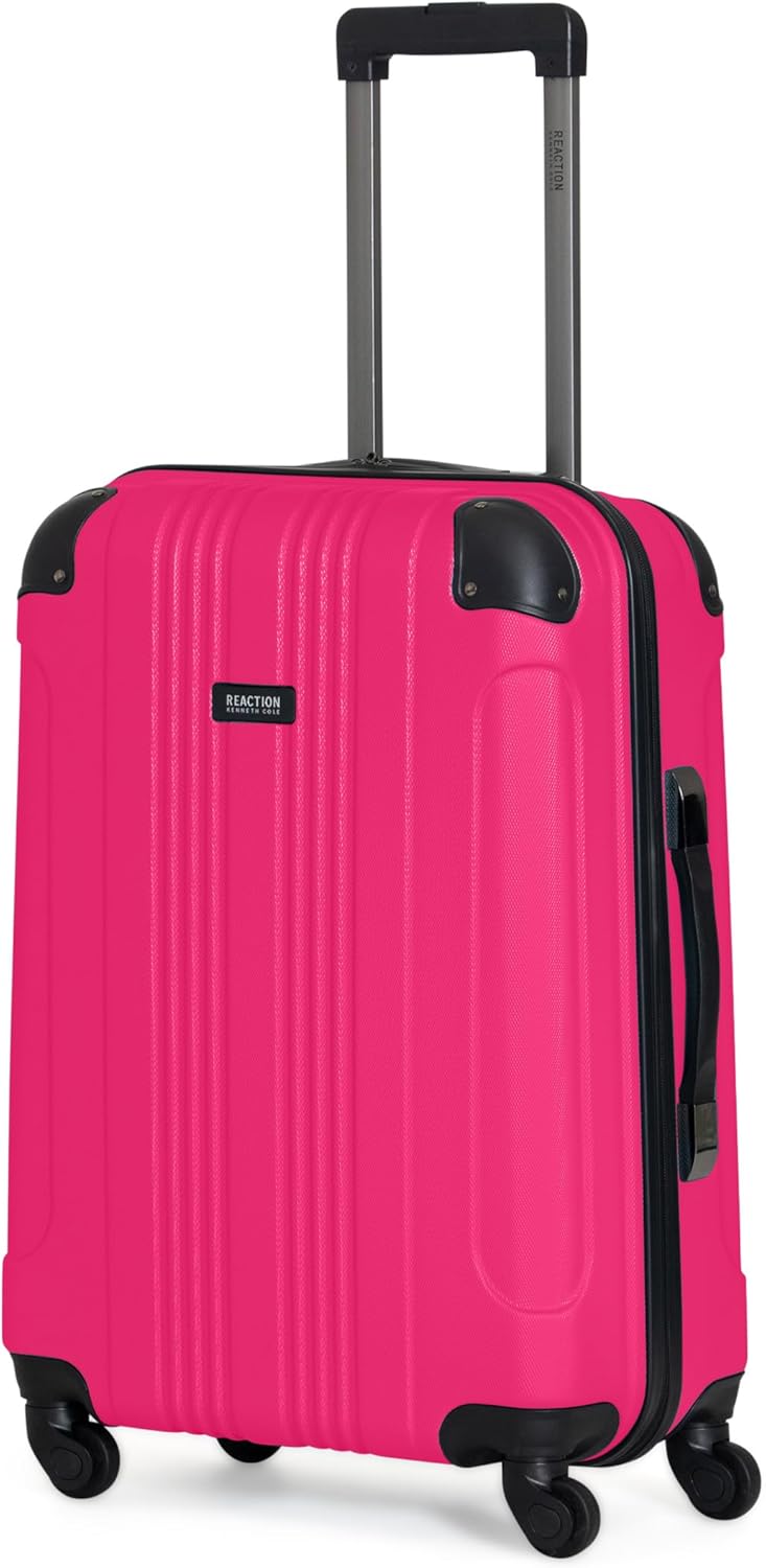 REACTION Out of Bounds Lightweight Hardshell 4-Wheel Spinner Luggage, Mint Blue, 20-Inch Carry On