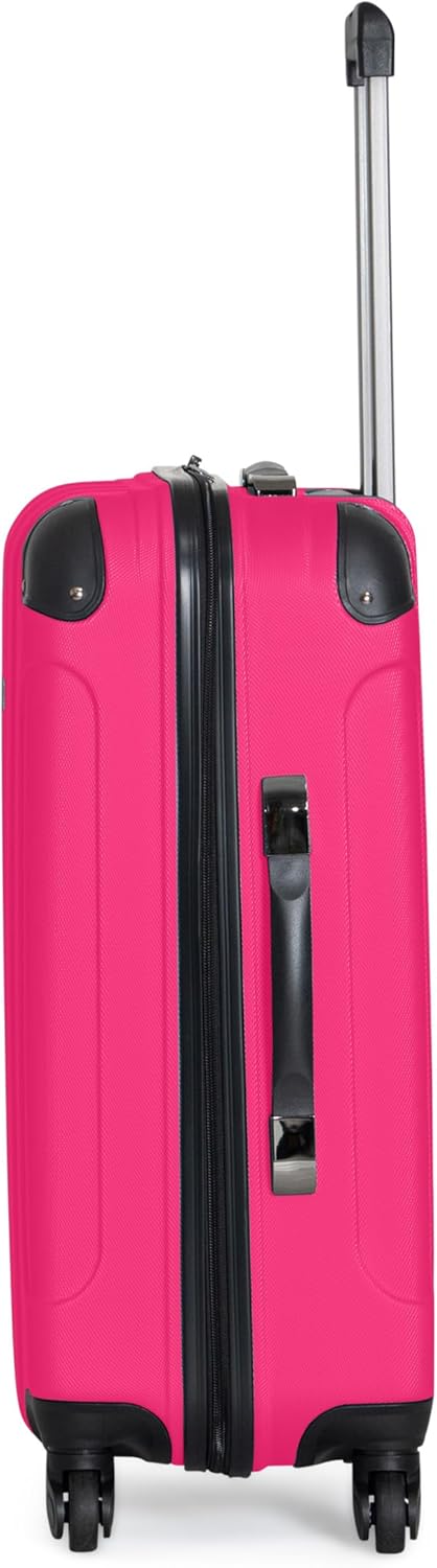 REACTION Out of Bounds Lightweight Hardshell 4-Wheel Spinner Luggage, Mint Blue, 20-Inch Carry On