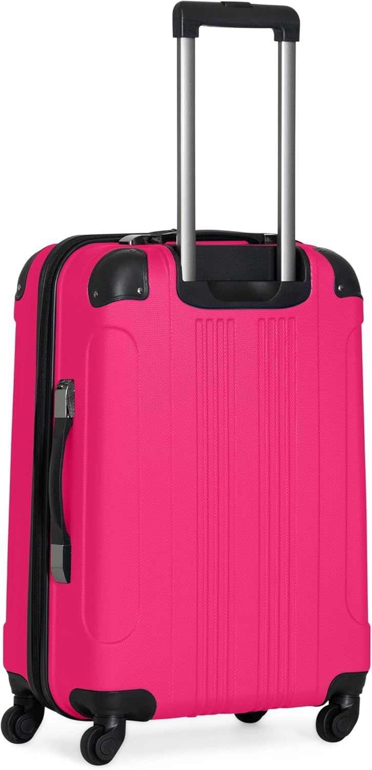 REACTION Out of Bounds Lightweight Hardshell 4-Wheel Spinner Luggage, Mint Blue, 20-Inch Carry On