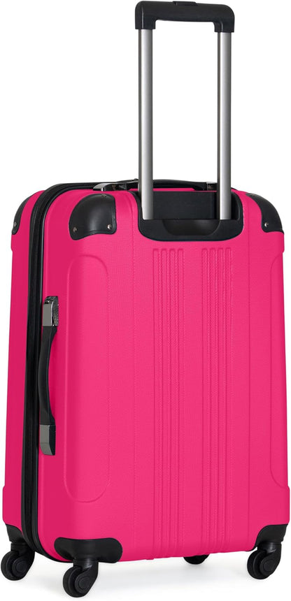 REACTION Out of Bounds Lightweight Hardshell 4-Wheel Spinner Luggage, Mint Blue, 20-Inch Carry On