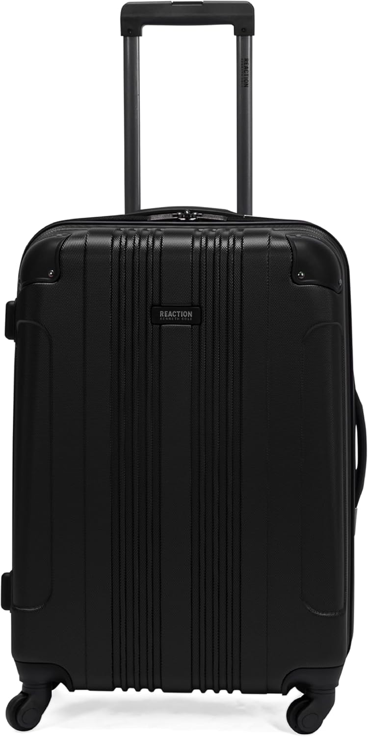 REACTION Out of Bounds Lightweight Hardshell 4-Wheel Spinner Luggage, Mint Blue, 20-Inch Carry On