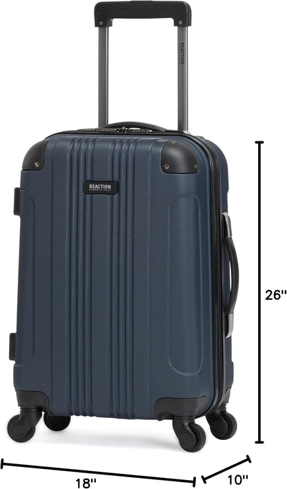 REACTION Out of Bounds Lightweight Hardshell 4-Wheel Spinner Luggage, Mint Blue, 20-Inch Carry On