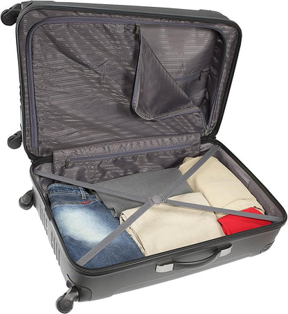 REACTION Out of Bounds Lightweight Hardshell 4-Wheel Spinner Luggage, Mint Blue, 20-Inch Carry On