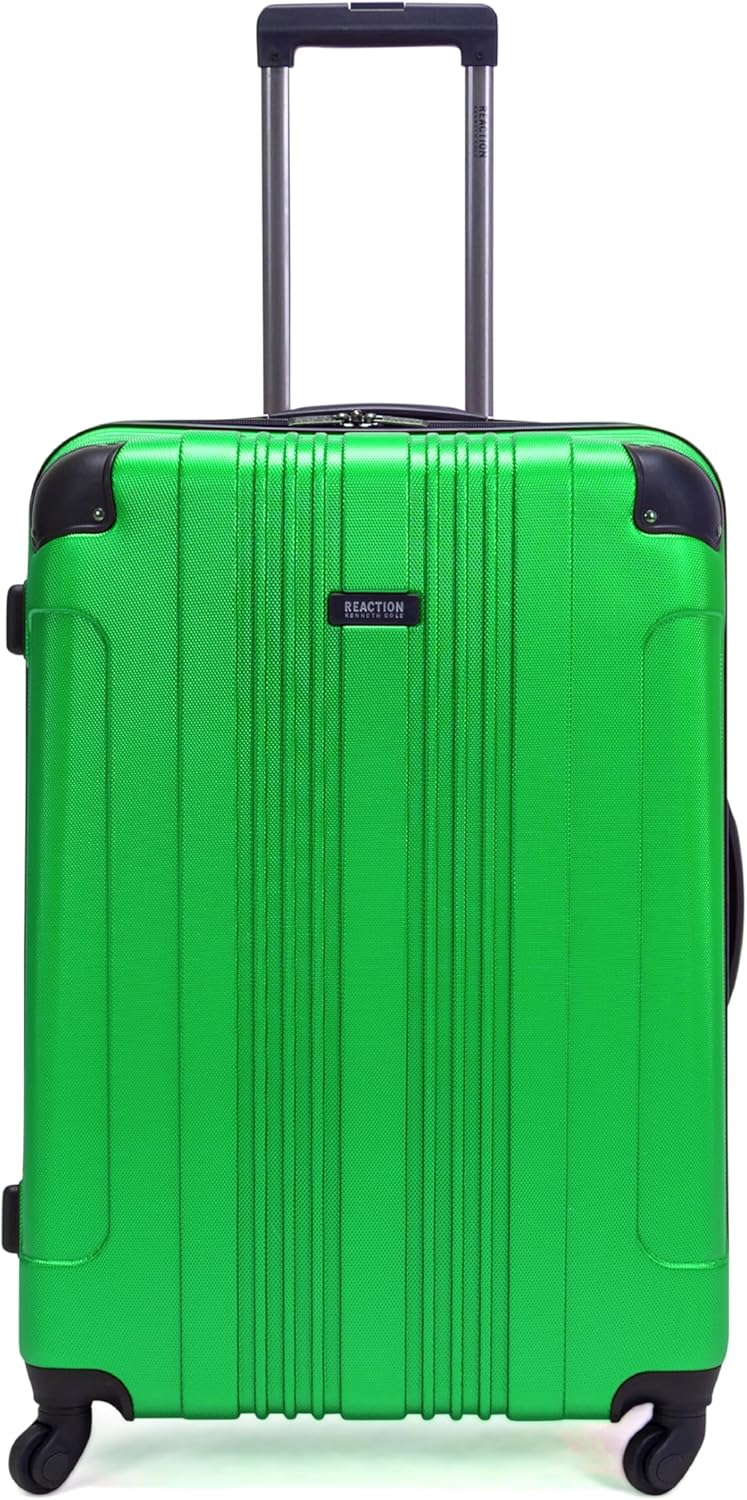 REACTION Out of Bounds Lightweight Hardshell 4-Wheel Spinner Luggage, Mint Blue, 20-Inch Carry On