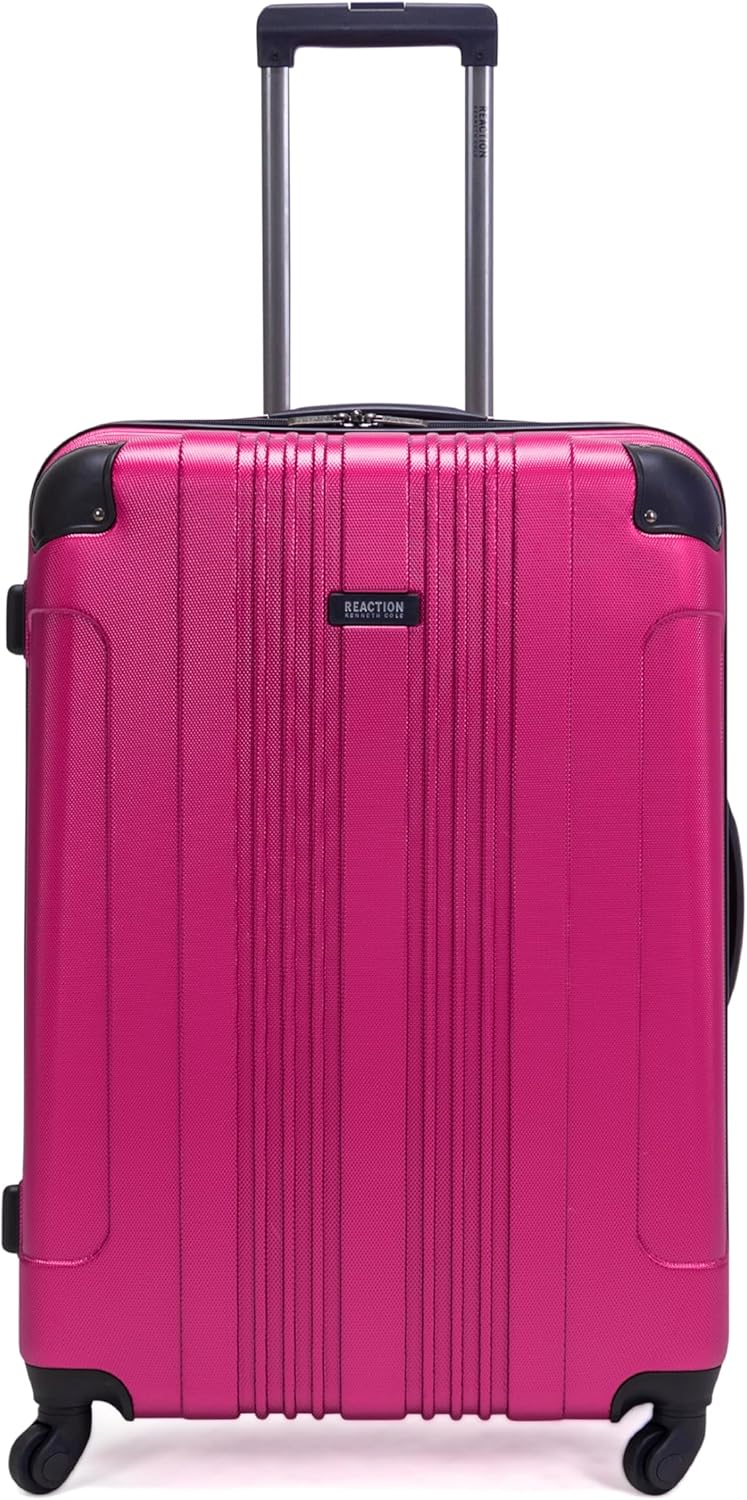 REACTION Out of Bounds Lightweight Hardshell 4-Wheel Spinner Luggage, Mint Blue, 20-Inch Carry On