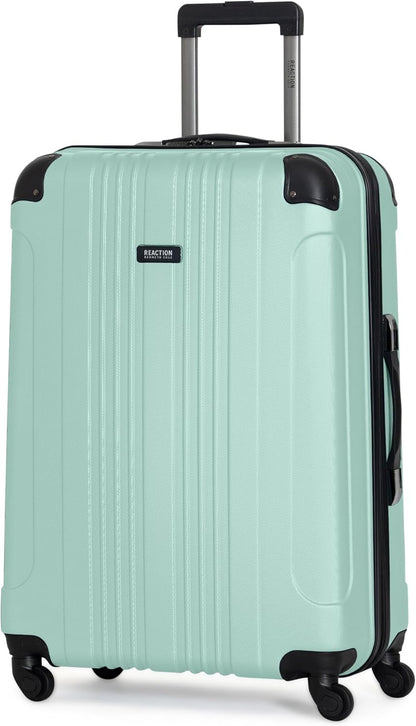 REACTION Out of Bounds Lightweight Hardshell 4-Wheel Spinner Luggage, Mint Blue, 20-Inch Carry On