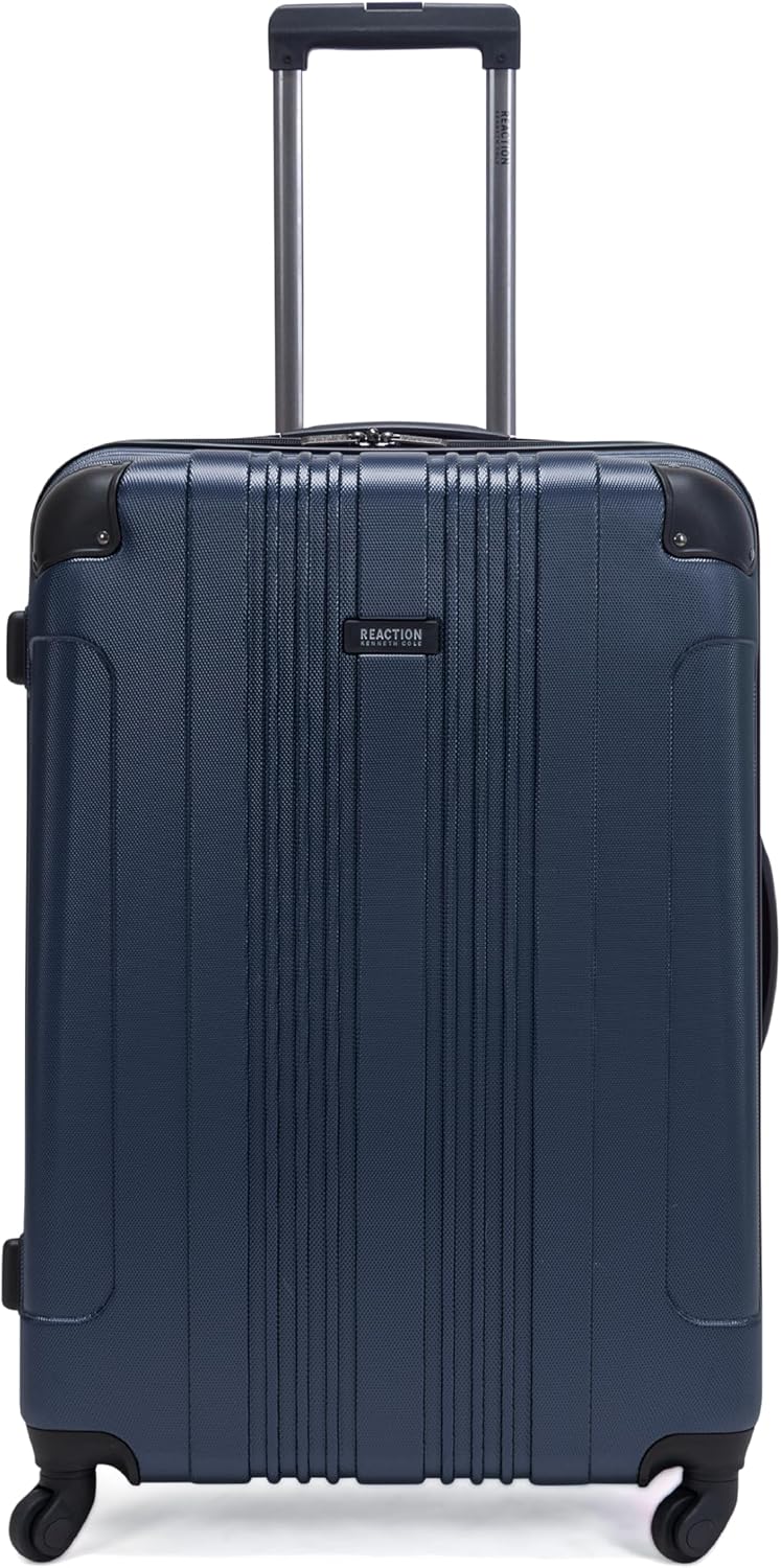 REACTION Out of Bounds Lightweight Hardshell 4-Wheel Spinner Luggage, Mint Blue, 20-Inch Carry On