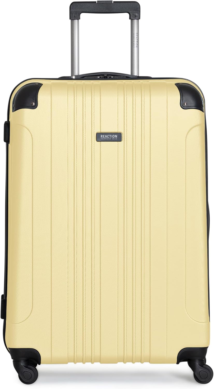 REACTION Out of Bounds Lightweight Hardshell 4-Wheel Spinner Luggage, Mint Blue, 20-Inch Carry On
