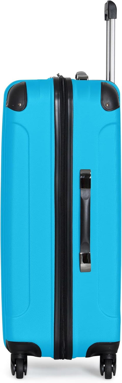 REACTION Out of Bounds Lightweight Hardshell 4-Wheel Spinner Luggage, Mint Blue, 20-Inch Carry On