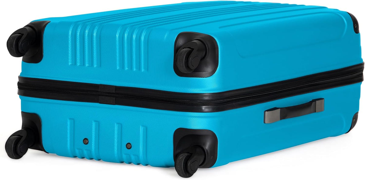 REACTION Out of Bounds Lightweight Hardshell 4-Wheel Spinner Luggage, Mint Blue, 20-Inch Carry On