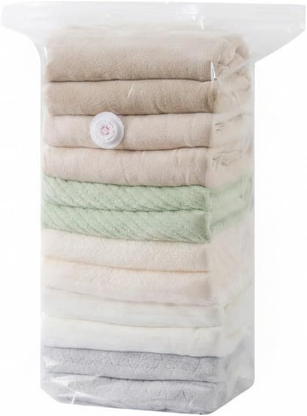 Manual Compression Storage Bags for Space Saving, No Vacuum or Pump Needed, Roll-Up Design for Bedding, Clothes, and Travel Packing, Durable PA/PE Composite Material