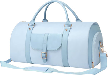 2 in 1 Convertible Garment Duffle Bags for Travel Foldable Carry On Garment Bag