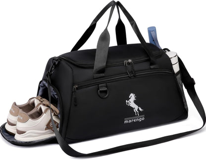 Gym Bag for Women & Men Lightweight Travel Duffle Bag with Shoe & Wet Compartment - for Travel, Sports, Dance, Yoga & Swimming Workout, Gifts for Women, Pink