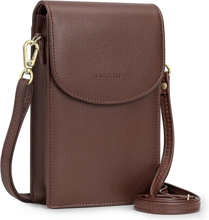 Crossbody Phone Bag for Women, Mini Crossbody Purse, Small Phone Wallet Crossbody with Removable Card Holder