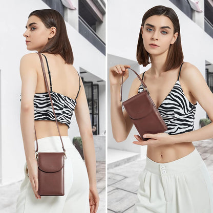 Crossbody Phone Bag for Women, Mini Crossbody Purse, Small Phone Wallet Crossbody with Removable Card Holder