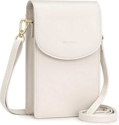 Crossbody Phone Bag for Women, Mini Crossbody Purse, Small Phone Wallet Crossbody with Removable Card Holder
