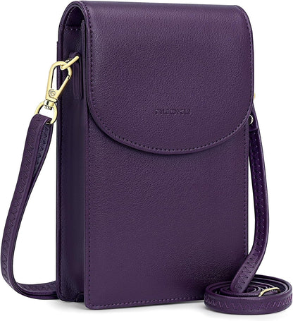 Crossbody Phone Bag for Women, Mini Crossbody Purse, Small Phone Wallet Crossbody with Removable Card Holder