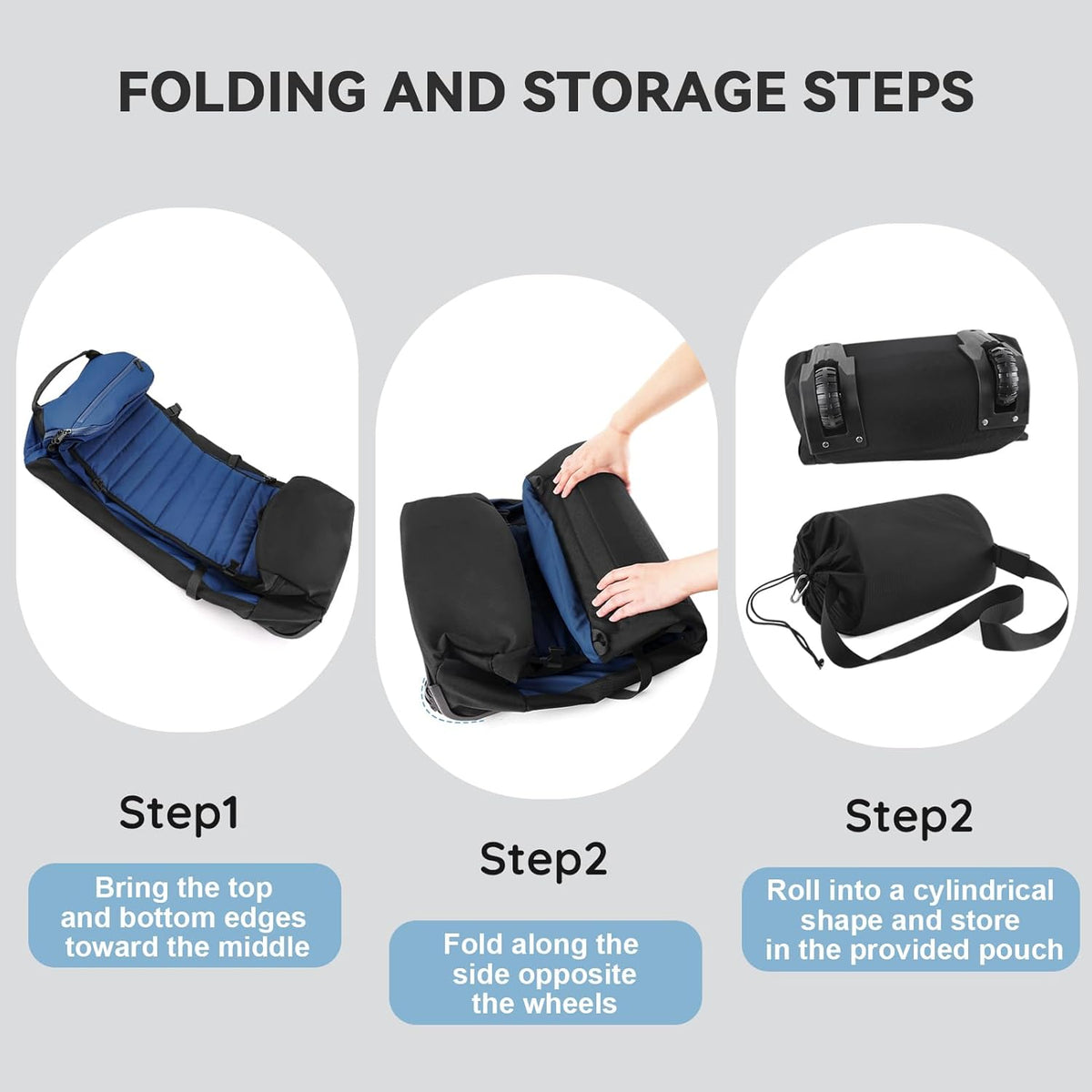 85L 29“ Foldable Rolling Backpack with Wheels, Soft-side Travel Duffle Bag with Separate Shoe Compartment, Full Quilted Bottom, Yellow