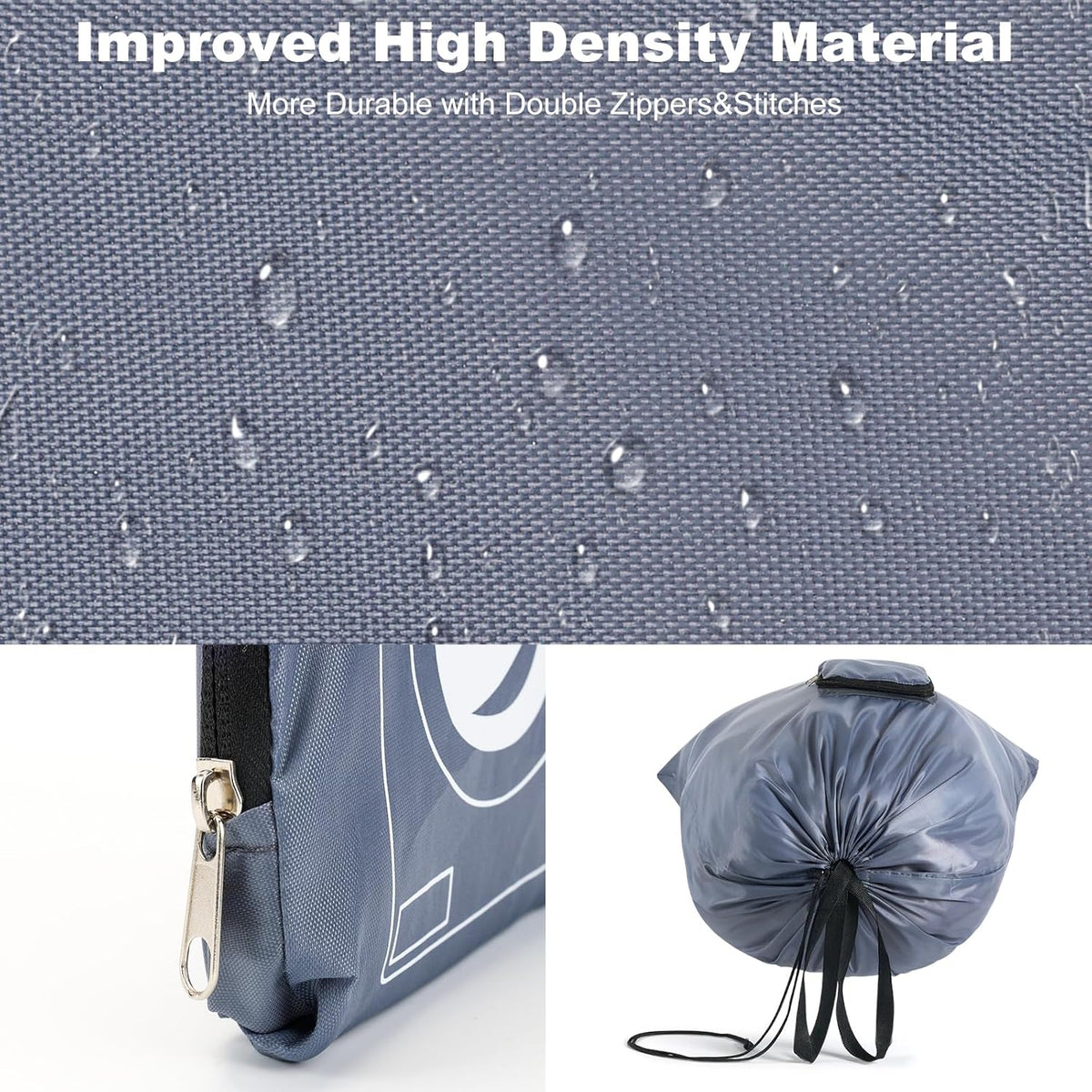 24" x 33" Extra Large Heavy Duty Laundry Bag With Handles, Travel Laundry Bag for Dirty Clothes,Traveling, Camp