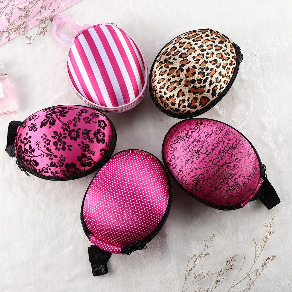 Silicone Bra Case Zippered for Women Travel Organizer Soft Invisible Storage Bag for Women Convenient Portable