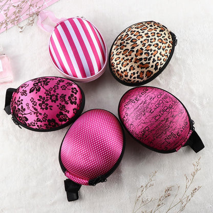 Silicone Bra Case Zippered for Women Travel Organizer Soft Invisible Storage Bag for Women Convenient Portable