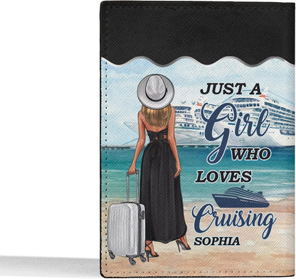 Personalized Name Travel Queen Leather Passport Wallet Fun Unique Gift for Traveler Custom Travel Accessory Passport Holder Gift for Girl Traveling Lover 8