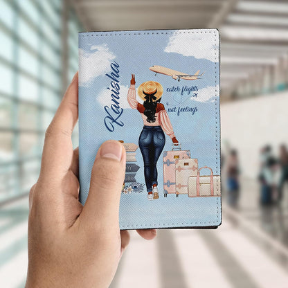 Personalized Name Travel Queen Leather Passport Wallet Fun Unique Gift for Traveler Custom Travel Accessory Passport Holder Gift for Girl Traveling Lover 8