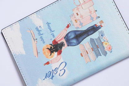 Personalized Name Travel Queen Leather Passport Wallet Fun Unique Gift for Traveler Custom Travel Accessory Passport Holder Gift for Girl Traveling Lover 8