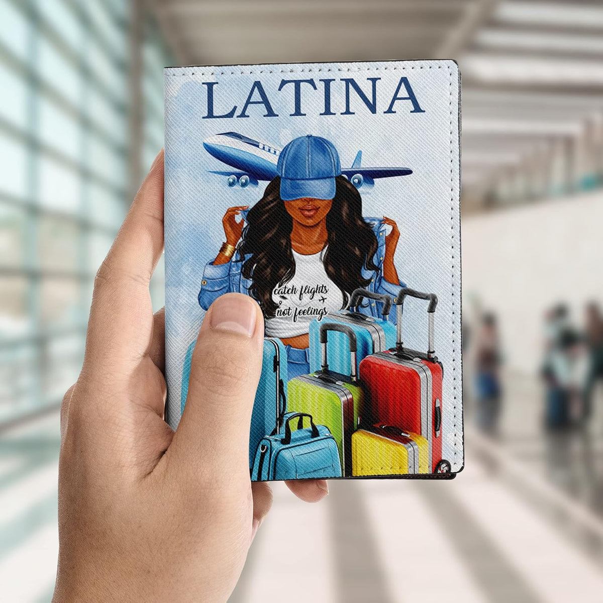 Personalized Name Travel Queen Leather Passport Wallet Fun Unique Gift for Traveler Custom Travel Accessory Passport Holder Gift for Girl Traveling Lover 8
