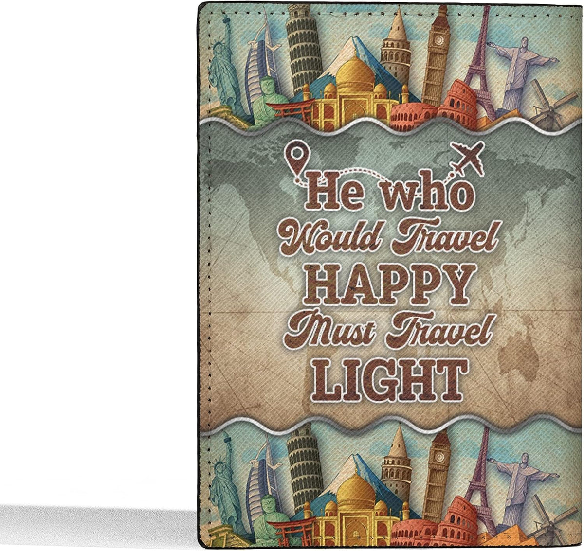 Personalized Name Travel Queen Leather Passport Wallet Fun Unique Gift for Traveler Custom Travel Accessory Passport Holder Gift for Girl Traveling Lover 8