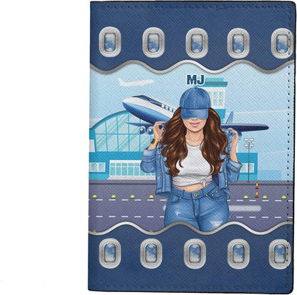Personalized Name Travel Queen Leather Passport Wallet Fun Unique Gift for Traveler Custom Travel Accessory Passport Holder Gift for Girl Traveling Lover 8