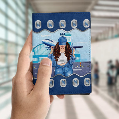 Personalized Name Travel Queen Leather Passport Wallet Fun Unique Gift for Traveler Custom Travel Accessory Passport Holder Gift for Girl Traveling Lover 8