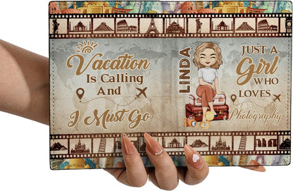 Personalized Name Travel Queen Leather Passport Wallet Fun Unique Gift for Traveler Custom Travel Accessory Passport Holder Gift for Girl Traveling Lover 8