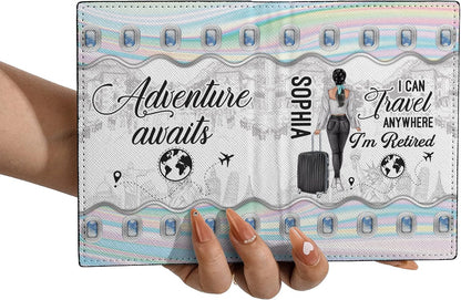 Personalized Name Travel Queen Leather Passport Wallet Fun Unique Gift for Traveler Custom Travel Accessory Passport Holder Gift for Girl Traveling Lover 8