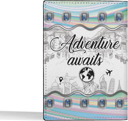 Personalized Name Travel Queen Leather Passport Wallet Fun Unique Gift for Traveler Custom Travel Accessory Passport Holder Gift for Girl Traveling Lover 8