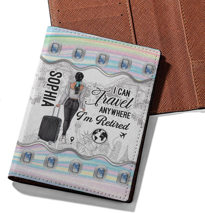 Personalized Name Travel Queen Leather Passport Wallet Fun Unique Gift for Traveler Custom Travel Accessory Passport Holder Gift for Girl Traveling Lover 8