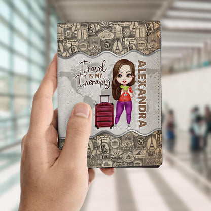 Personalized Name Travel Queen Leather Passport Wallet Fun Unique Gift for Traveler Custom Travel Accessory Passport Holder Gift for Girl Traveling Lover 8