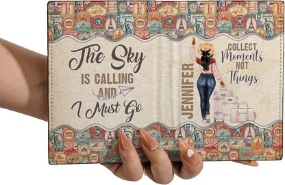 Personalized Name Travel Queen Leather Passport Wallet Fun Unique Gift for Traveler Custom Travel Accessory Passport Holder Gift for Girl Traveling Lover 8