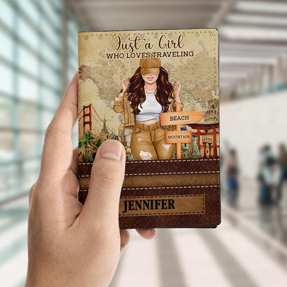 Personalized Name Travel Queen Leather Passport Wallet Fun Unique Gift for Traveler Custom Travel Accessory Passport Holder Gift for Girl Traveling Lover 8