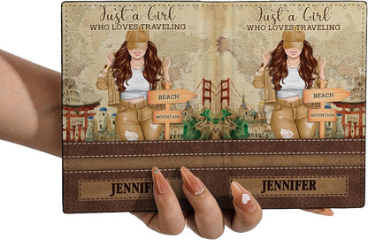 Personalized Name Travel Queen Leather Passport Wallet Fun Unique Gift for Traveler Custom Travel Accessory Passport Holder Gift for Girl Traveling Lover 8